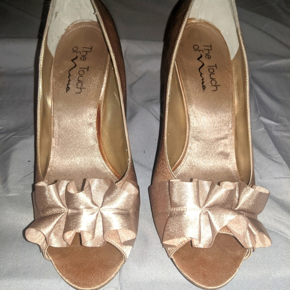 Nina Open-toe Stilettos 7.5